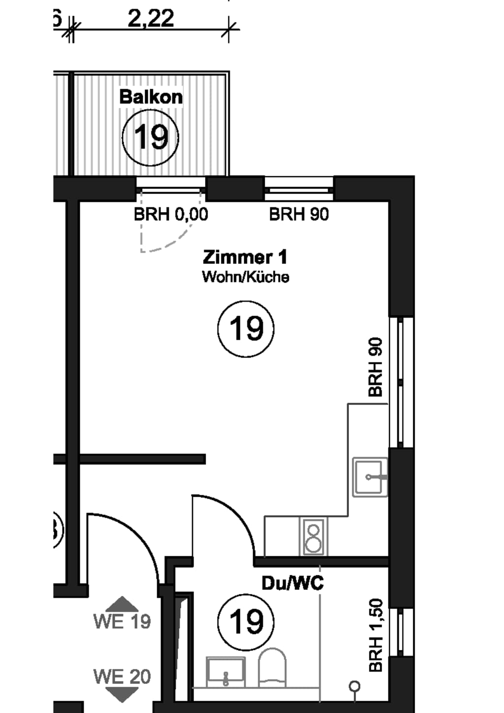 Wohnung zur Miete Wohnen auf Zeit 1.145 € 2 Zimmer 30 m²<br/>Wohnfläche 01.05.2025<br/>Verfügbarkeit Crailsheimer Straße Steglitz Berlin 12247