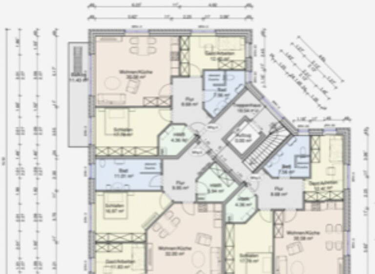 Wohnung zur Miete 1.044 € 3 Zimmer 87 m²<br/>Wohnfläche 1.<br/>Geschoss ab sofort<br/>Verfügbarkeit Herrenkamp 13 Langwedel Langwedel 27299