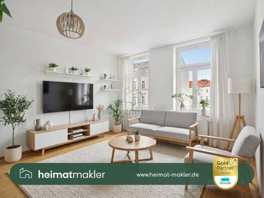 Wohnung zum Kauf 159.000 € 2 Zimmer 67 m² 3. Geschoss Gohlis-Süd Leipzig 04155