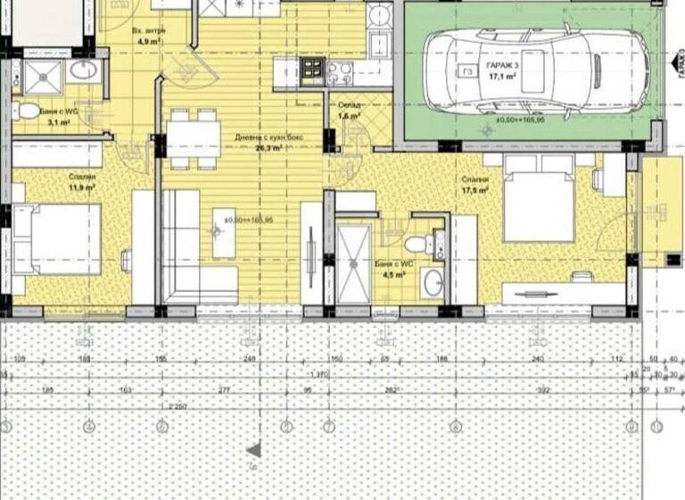 Studio zum Kauf 134.665 € 3 Zimmer 95,3 m² Plovdiv