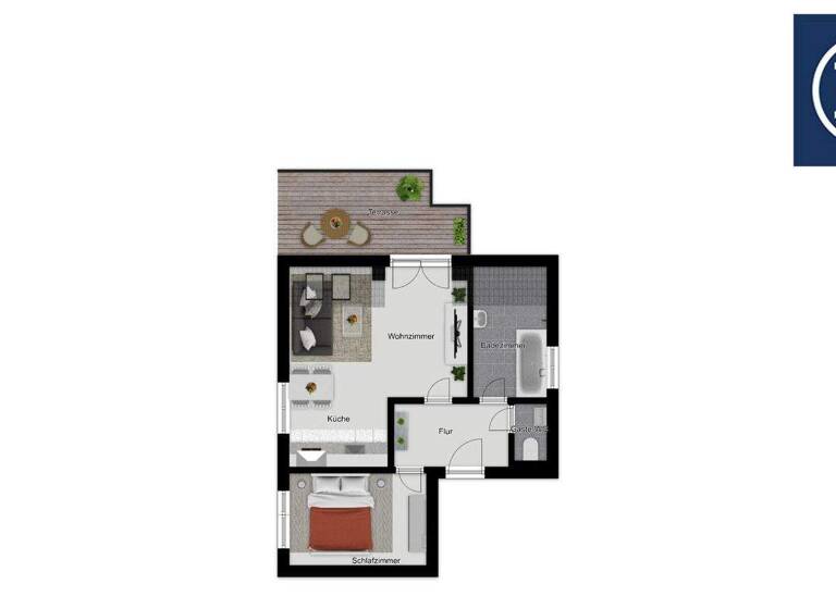 Wohnung zum Kauf - Erstbezug 2 Zimmer 50,1 m² Wien, Donaustadt 1220