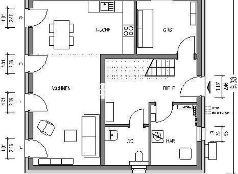 Einfamilienhaus zum Kauf - Erstbezug provisionsfrei 259.200 € 5 Zimmer 131,6 m² 200 m² Grundstück Halle Bad Laer 49196