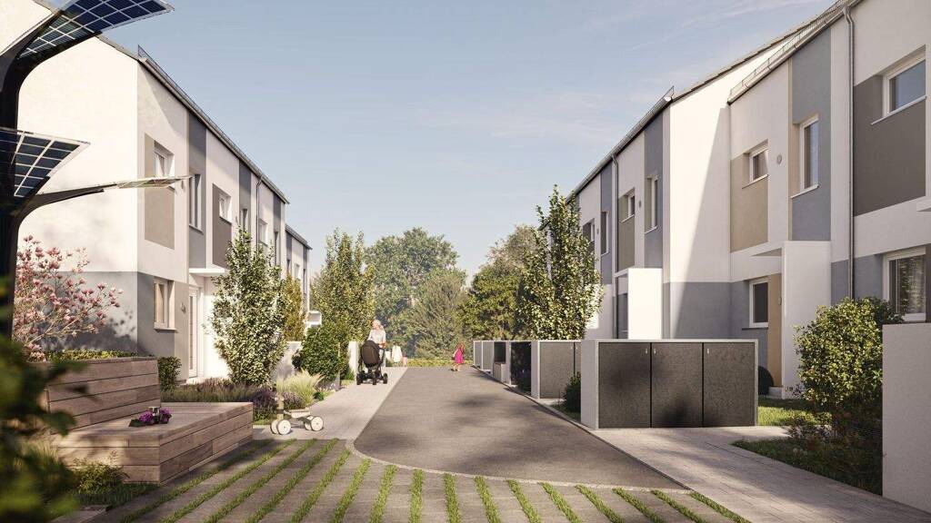 Reihenmittelhaus zur Miete - Erstbezug 1.740 € 4 Zimmer 111,5 m² frei ab 01.03.2026 Ulmenplatz 1 Weingarten (Baden) 76356