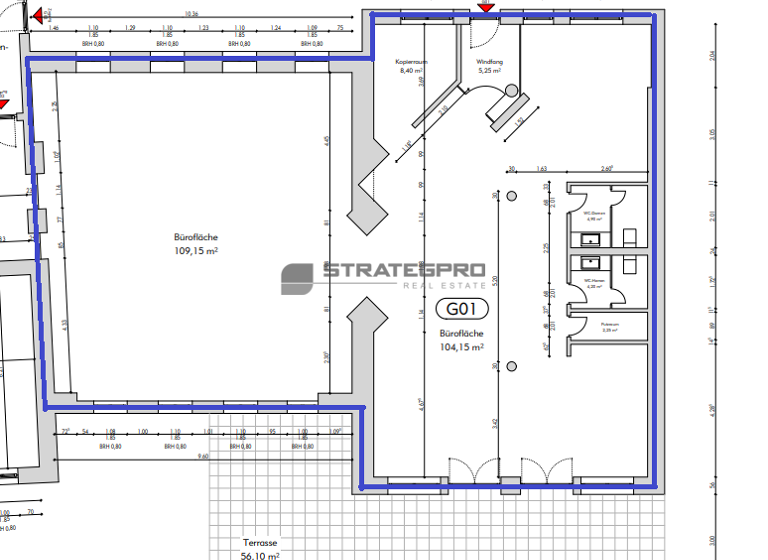 Bürofläche zur Miete provisionsfrei 266 m² Bürofläche teilbar ab 266 m² Ziegelhausen Heidelberg 69118