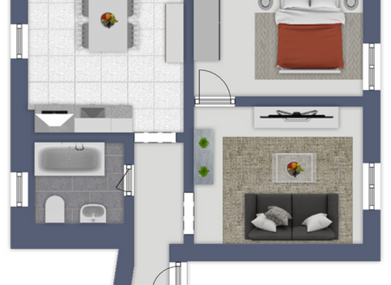 Wohnung zur Miete 396 € 2 Zimmer 44 m² 1. Geschoss frei ab 01.05.2026 Waldemarstraße 34 Kröpeliner Tor-Vorstadt Rostock 18057