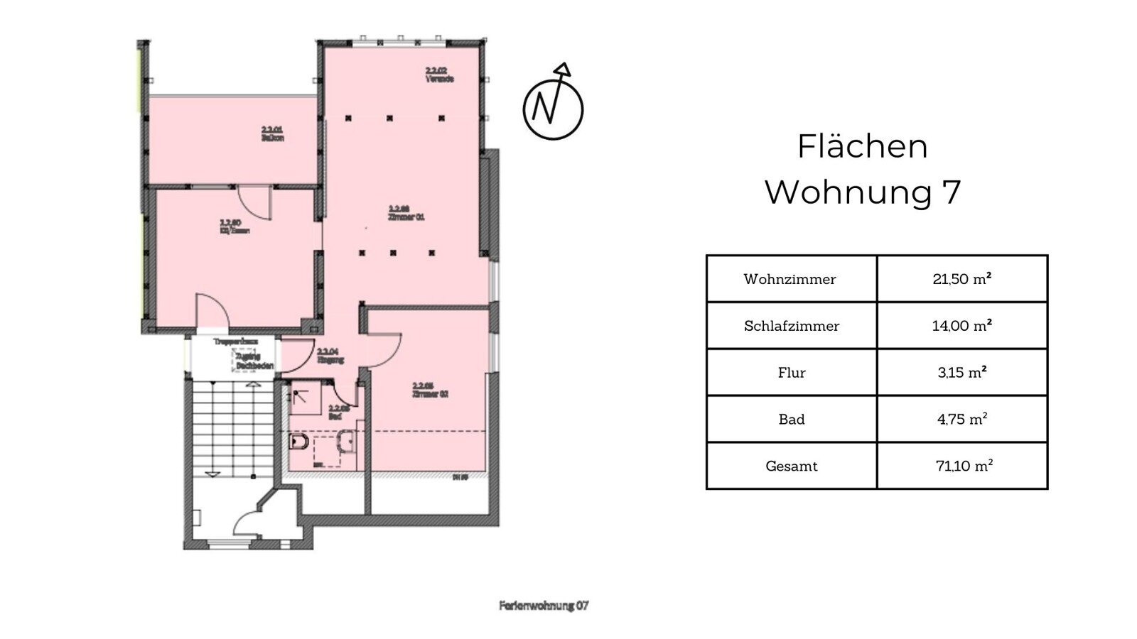 Wohnung zum Kauf 498.000 € 3,5 Zimmer 71,1 m²<br/>Wohnfläche 2.<br/>Geschoss Zempin 17459