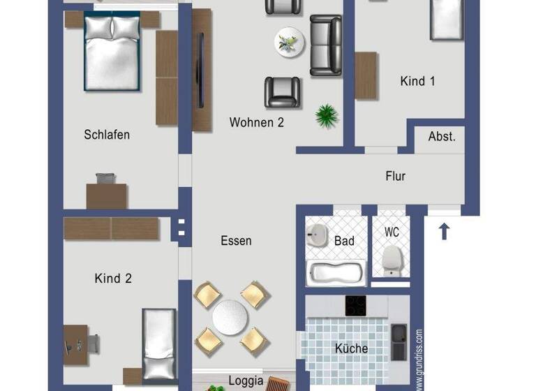 Wohnung zum Kauf provisionsfrei 359.000 € 4 Zimmer 95,6 m² 2. Geschoss Josef-Gockeln-Straße 13 Neubrück Köln 51109