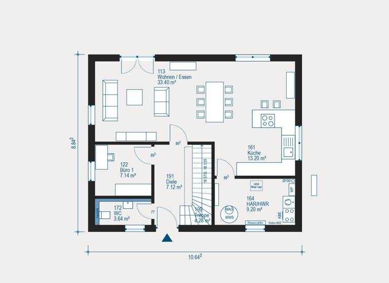 Einfamilienhaus zum Kauf 648.250 € 5 Zimmer 136,1 m² 500 m² Grundstück Rheinweiler Bad Bellingen 79415
