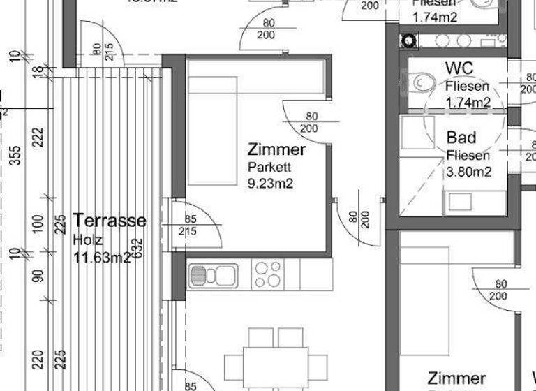 Terrassenwohnung zum Kauf 197.700 € 3 Zimmer 59,9 m² 1. Geschoss Kärntnerstraße Seiersberg-Pirka 8054