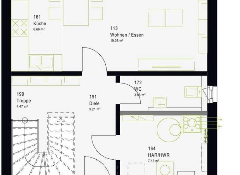 Einfamilienhaus zum Kauf 546.215 € 3 Zimmer 98 m² 360 m² Grundstück Landaustraße 7 Kluftern Friedrichshafen 88048