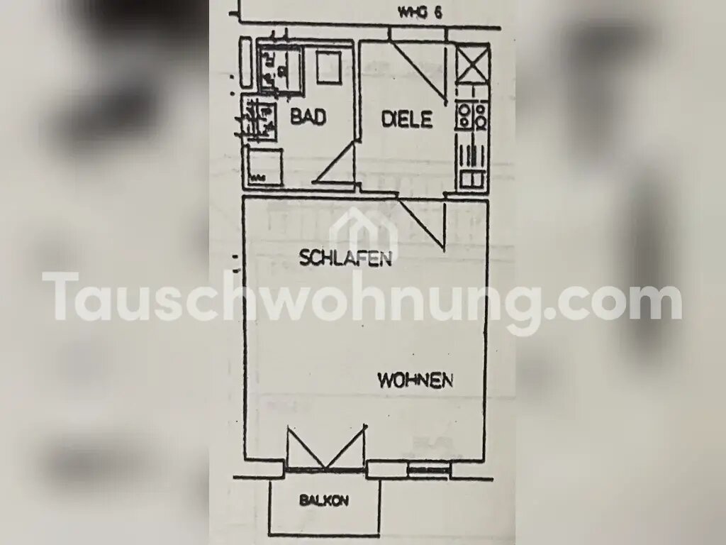 Wohnung zur Miete Tauschwohnung 330 € 1 Zimmer 30 m²<br/>Wohnfläche 1.<br/>Geschoss Rieselfeld Freiburg im Breisgau 79111