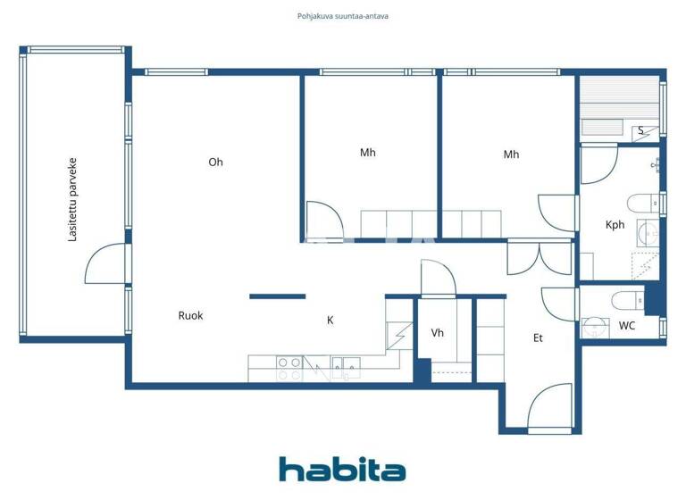Studio zum Kauf 398.000 € 3 Zimmer 77 m² 3. Geschoss Suopellonkaari 61 Helsinki 00630