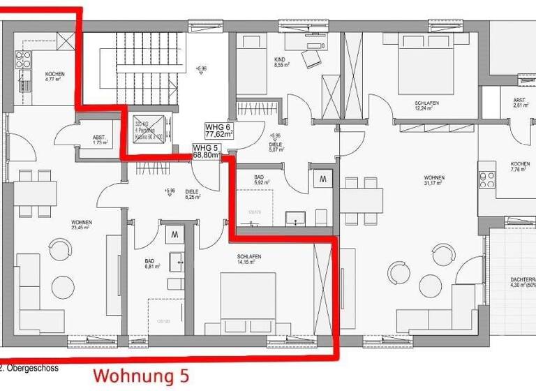 Wohnung zum Kauf provisionsfrei 357.760 € 2 Zimmer 68,8 m² Saal 93342