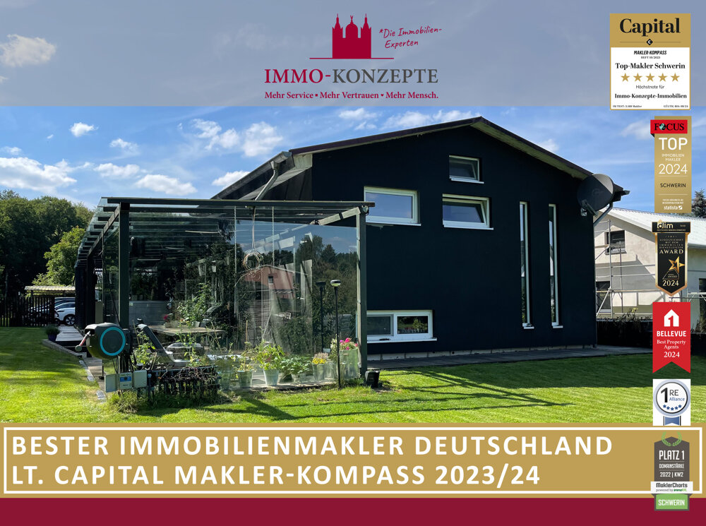 Einfamilienhaus zum Kauf 325.000 € 3 Zimmer 90 m²<br/>Wohnfläche 1.190 m²<br/>Grundstück Pinnow Pinnow 19065