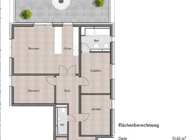 Wohnung zur Miete 1.720 € 4 Zimmer 123,3 m² 2. Geschoss Stadelner Hauptstraße 43 Stadeln Fürth 90765