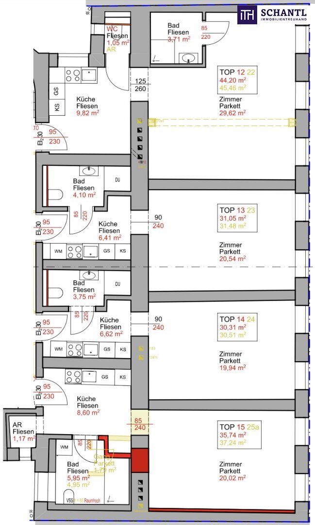 Praxis zum Kauf 12.401 € 4 Zimmer 142 m²<br/>Bürofläche Fuhrmannsgasse Wien 1080