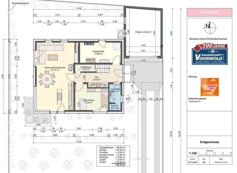 Einfamilienhaus zum Kauf 849.900 € 160 m²<br/>Wohnfläche 500 m²<br/>Grundstück Harksheide Norderstedt 22844