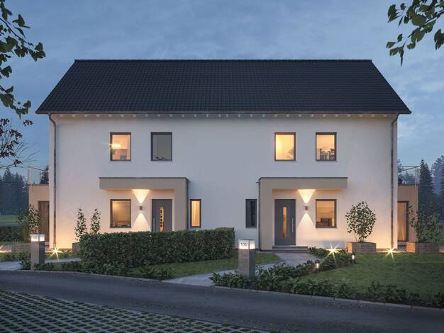 Doppelhaushälfte zum Kauf 436.599 € 6 Zimmer 200 m² 1.054 m² Grundstück Levern Stemwede 32351