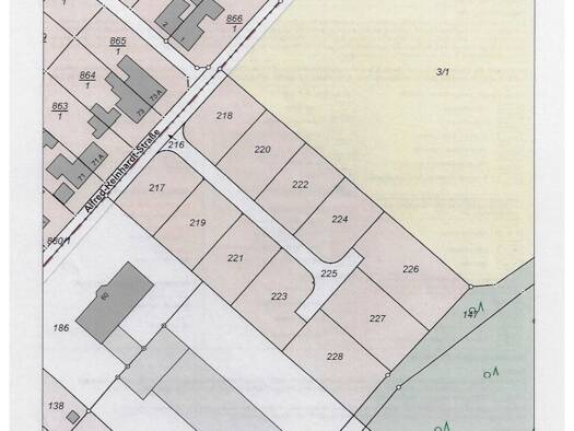 Grundstück zum Kauf provisionsfrei 127.680 € 532 m² Grundstück Alfred-Reinhardt-Straße 82 Ammendorf-Beesen Halle (Saale) 06132