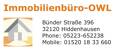 Immobilienbüro – OWL