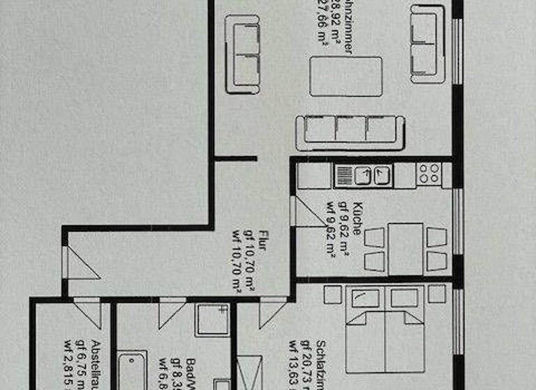 Wohnung zur Miete 800 € 2 Zimmer 1. Geschoss frei ab sofort Oedeme Lüneburg 21335