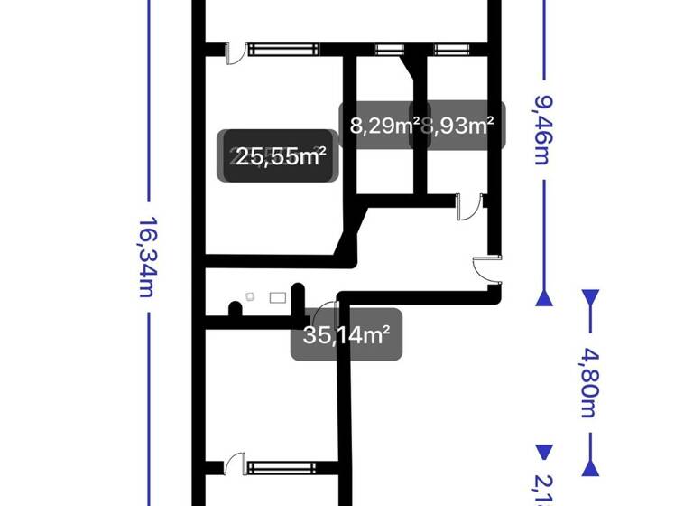 Wohnung zum Kauf 260.000 € 3 Zimmer 80 m² 5. Geschoss Offenbach am Main Offenbach 63067