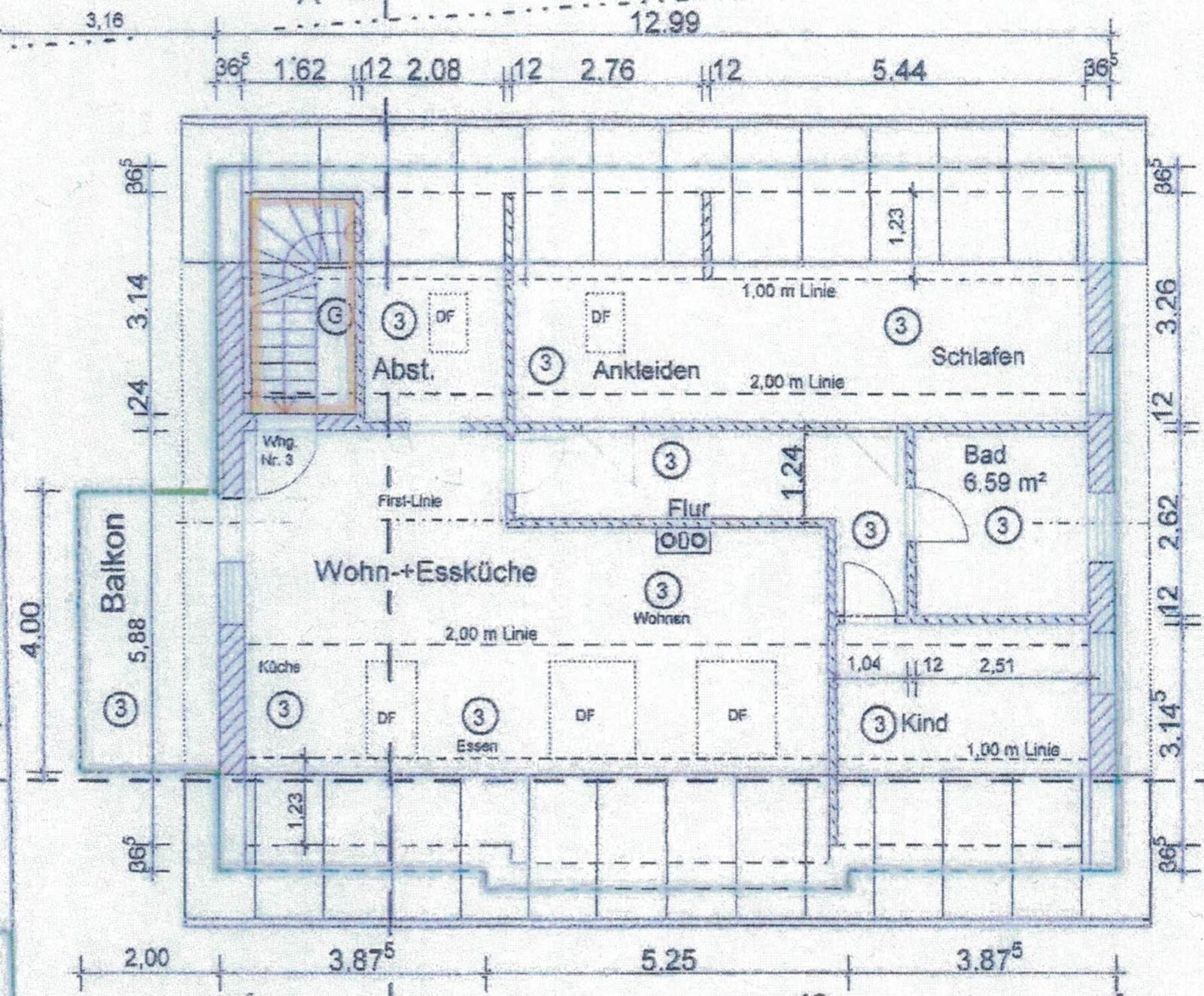 Wohnung zum Kauf 265.000 € 3 Zimmer 64,3 m²<br/>Wohnfläche 1.<br/>Geschoss Mühlhofen Uhldingen-Mühlhofen 88069