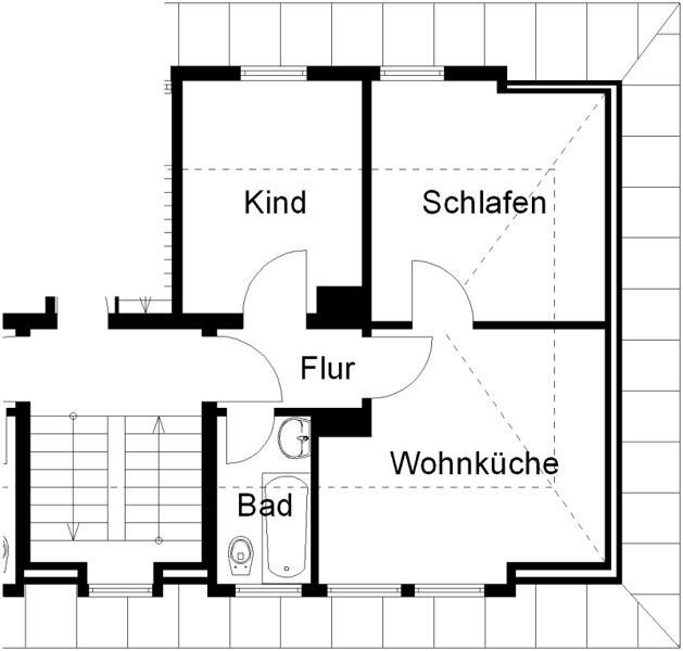 Wohnung zur Miete 432,30 € 2 Zimmer 39,3 m²<br/>Wohnfläche 01.12.2024<br/>Verfügbarkeit Arnoldstr. 4 Waldhausen Hannover 30519