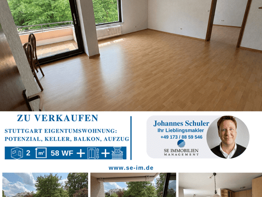 Wohnung zum Kauf 173.420 € 2 Zimmer 58 m² 1. Geschoss Rohr Vaihingen 70565