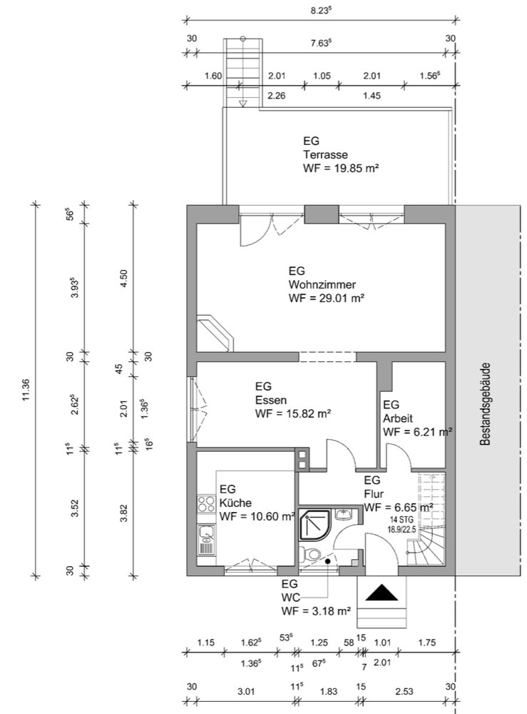 Doppelhaushälfte zum Kauf 297.000 € 3 Zimmer 103 m²<br/>Wohnfläche 643 m²<br/>Grundstück Bad Bramstedt 24576