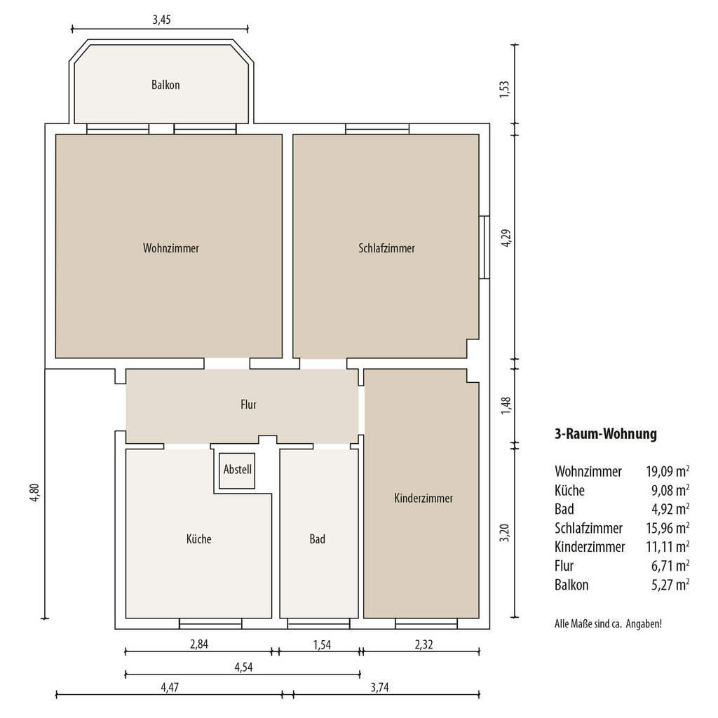 Wohnung zur Miete 398 € 3 Zimmer 67,5 m²<br/>Wohnfläche EG<br/>Geschoss 01.05.2025<br/>Verfügbarkeit Straße des Bergmanns 76 Gerhart-Hauptmann-Straße / Dehmelstraße Gera 07546