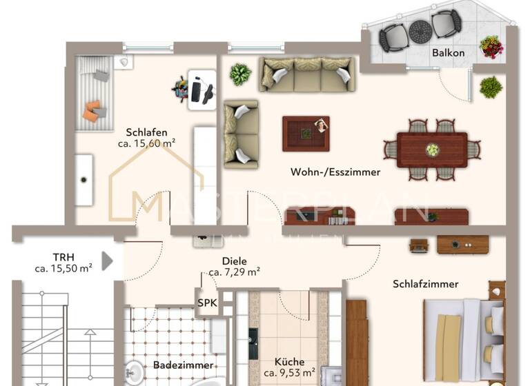 Wohnung zum Kauf 169.000 € 3 Zimmer 94 m² 4. Geschoss Malstatt Saarbrücken 66113