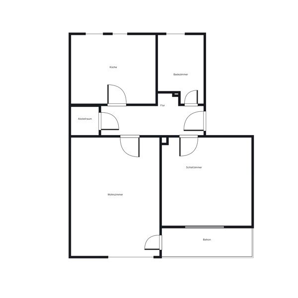 Wohnung zur Miete 462 € 2 Zimmer 53,6 m²<br/>Wohnfläche 1.<br/>Geschoss 05.02.2025<br/>Verfügbarkeit Ascherslebenstr. 26 Heidberg Braunschweig 38124