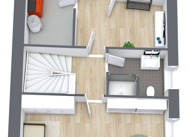 Stadthaus zur Miete 1.500 € 3 Zimmer 125 m²<br/>Wohnfläche 100 m²<br/>Grundstück Fischergasse 20A Frickenhausen am Main 97252
