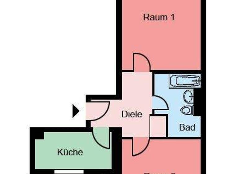 Wohnung zur Miete nur mit Wohnberechtigungsschein 381 € 2 Zimmer 67 m² EG frei ab 01.04.2026 Winkelstraße 25 Mitte Witten 58452