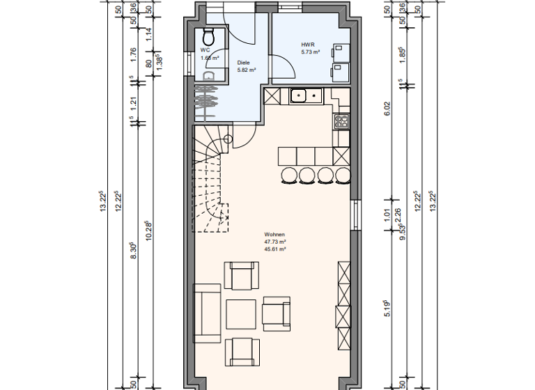 Grundstück zum Kauf 290.000 € 577 m² Grundstück Baugenehmigung vorhanden frei ab sofort Oberneuland Bremen 28355