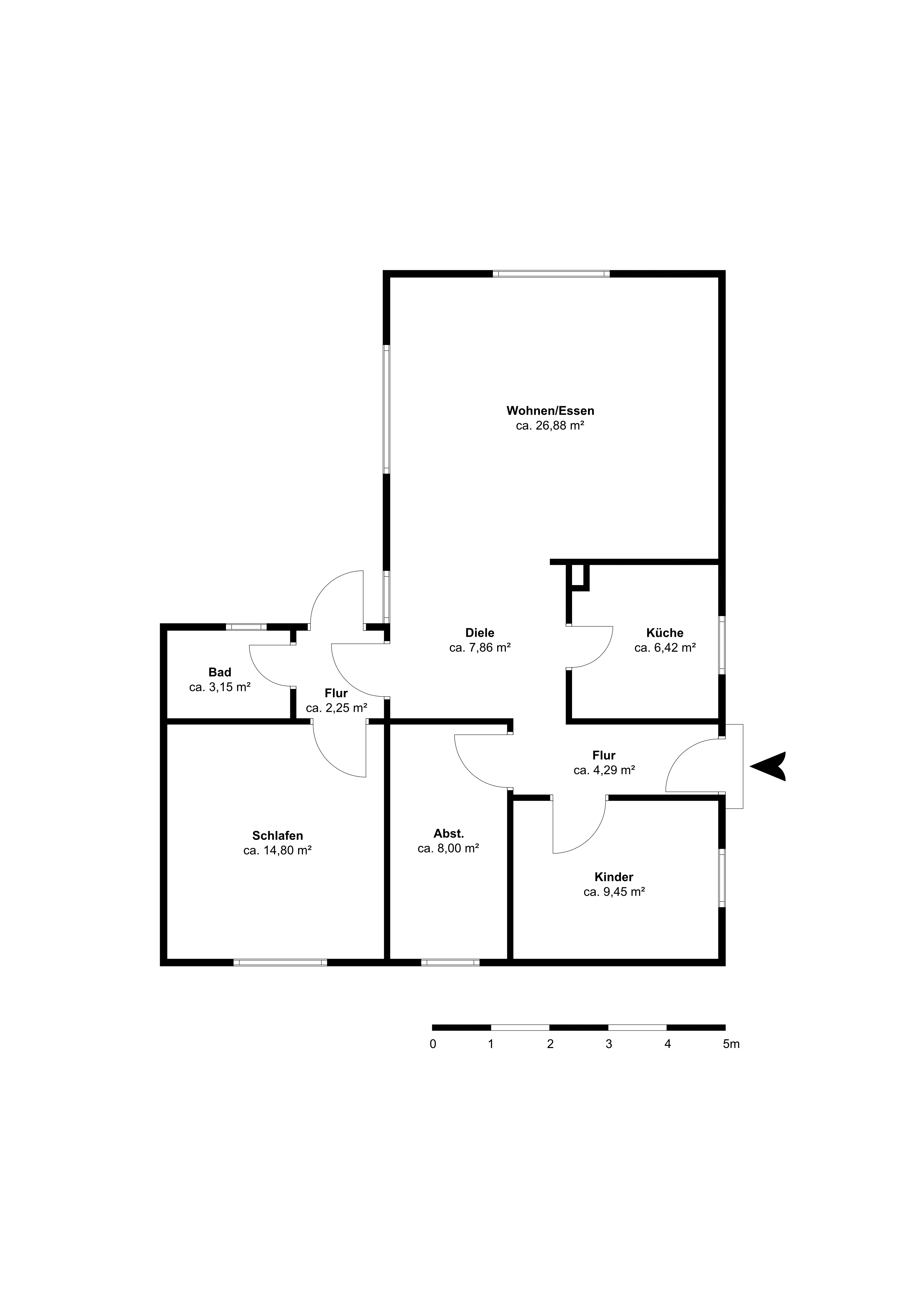 Bungalow zum Kauf 250.000 € 4 Zimmer 83 m²<br/>Wohnfläche 1.067 m²<br/>Grundstück ab sofort<br/>Verfügbarkeit Stelle Stelle 21435