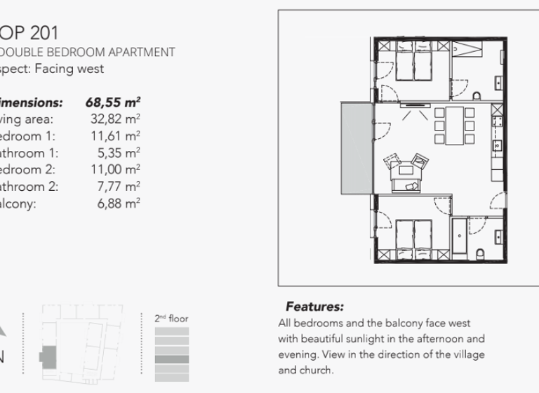 Studio zum Kauf 399.000 € 3 Zimmer 68,6 m² 2. Geschoss Dorfstraße 25 Fieberbrunn 6391