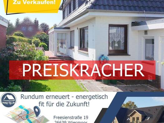 Einfamilienhaus zum Kauf 228.000 € 3 Zimmer 108 m² 720 m² Grundstück Wiesmoor 26639