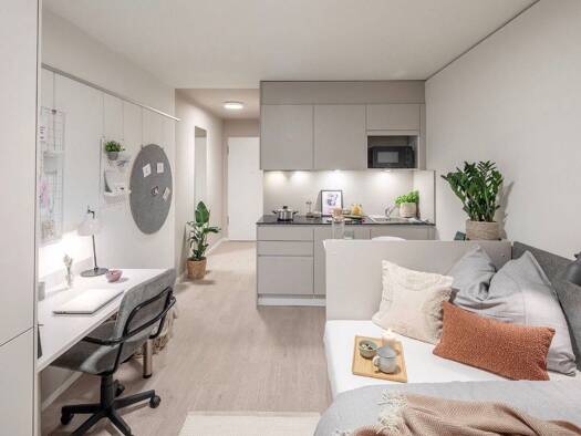 Wohnung zur Miete 804 € 1 Zimmer 19 m² Geschoss 4/6 frei ab 01.06.2026 Hammerbrook Hamburg 20097