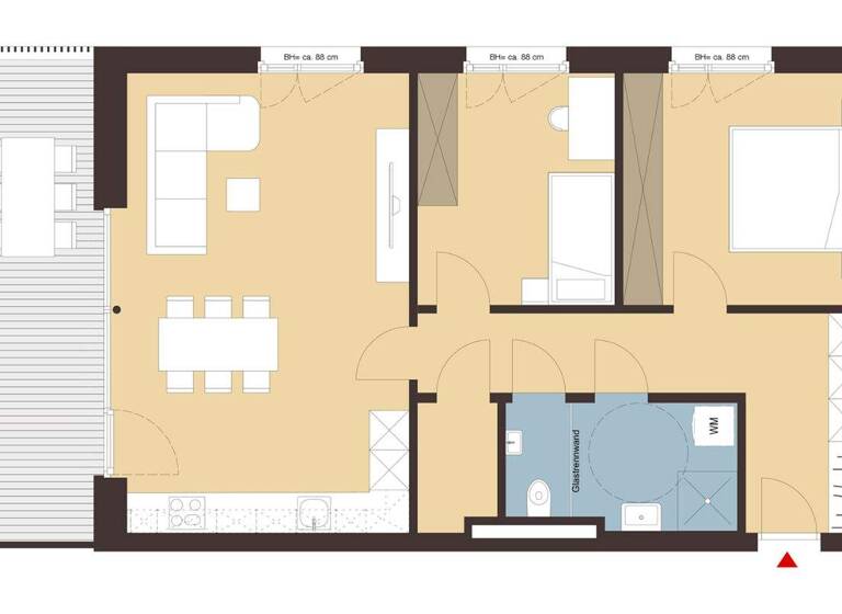 Wohnung zum Kauf - Erstbezug 606.000 € 3 Zimmer 74,4 m² Weidenweg Dornbirn 6850