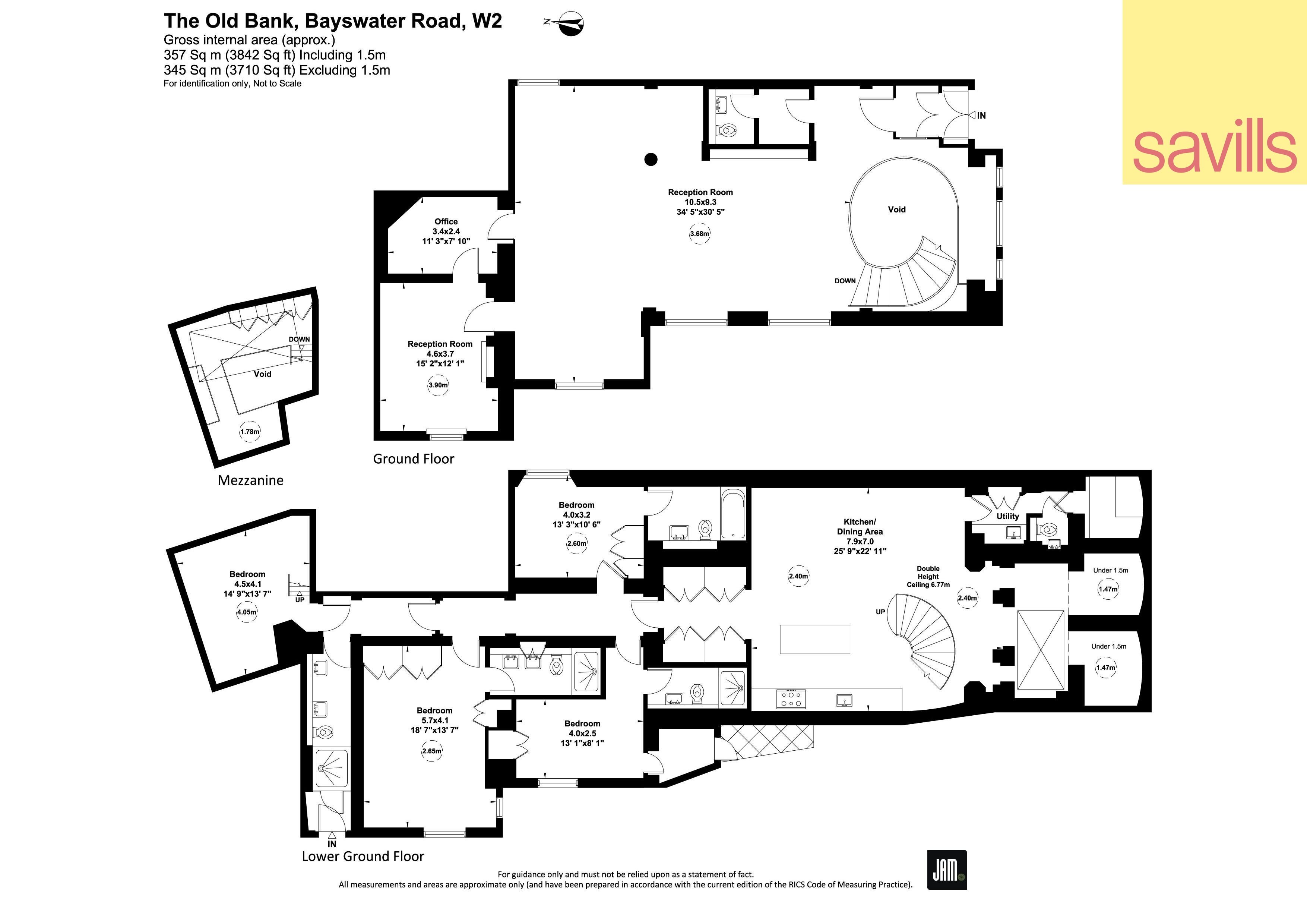 Wohnung zum Kauf provisionsfrei 5.875.650 € 5 Zimmer 344,7 m²<br/>Wohnfläche City of Westminster W2 3PH