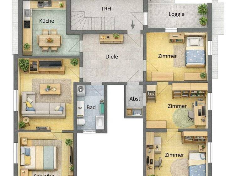 Wohnung zum Kauf 249.000 € 4 Zimmer 98 m² Frickenfelden Gunzenhausen / Frickenfelden 91710