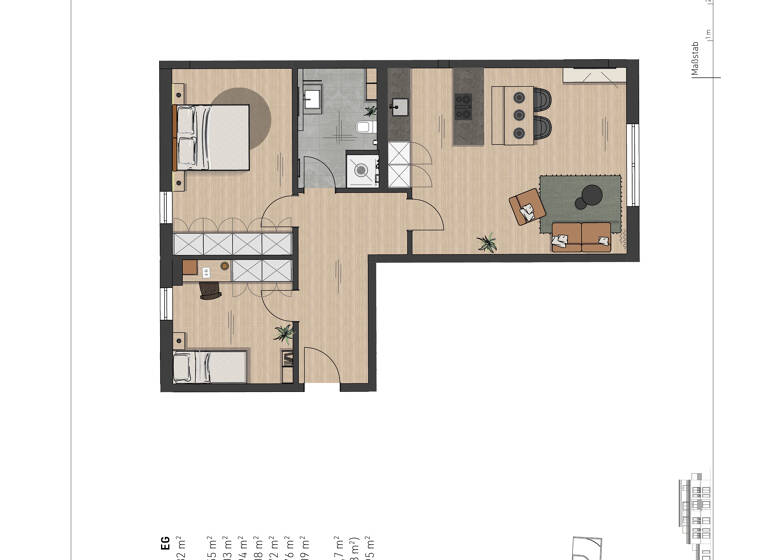 Terrassenwohnung zum Kauf provisionsfrei 611.000 € 3 Zimmer 81 m²<br/>Wohnfläche 01.08.2025<br/>Verfügbarkeit Bad Endorf Bad Endorf 83093