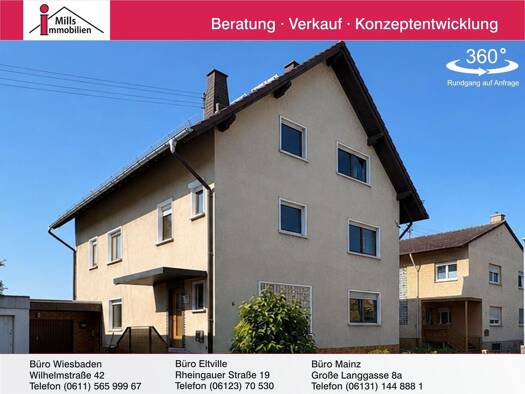 Mehrfamilienhaus zum Kauf 330.000 € 6,5 Zimmer 213 m² 558 m² Grundstück Gaulsheim Bingen am Rhein 55411