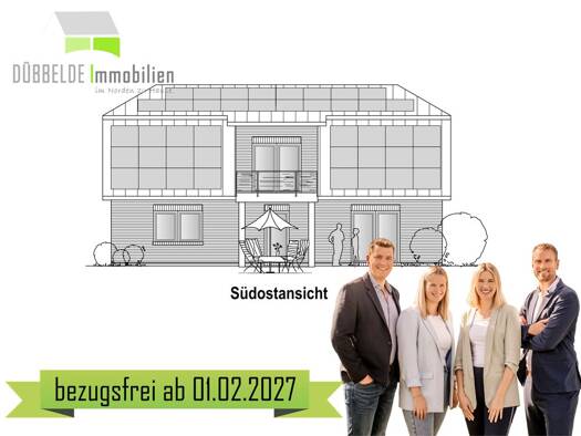Wohnung zur Miete - Erstbezug 1.090 € 3 Zimmer 80 m² frei ab 01.02.2027 Augustfehn I Apen 26689