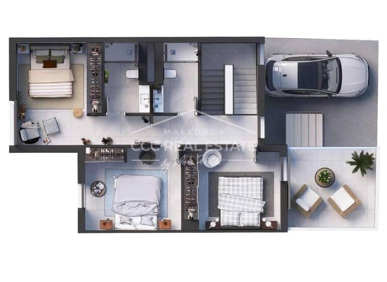 Reihenmittelhaus zum Kauf - Erstbezug provisionsfrei 865.000 € 4 Zimmer 134 m² 149,6 m² Grundstück frei ab sofort Esporles 07190