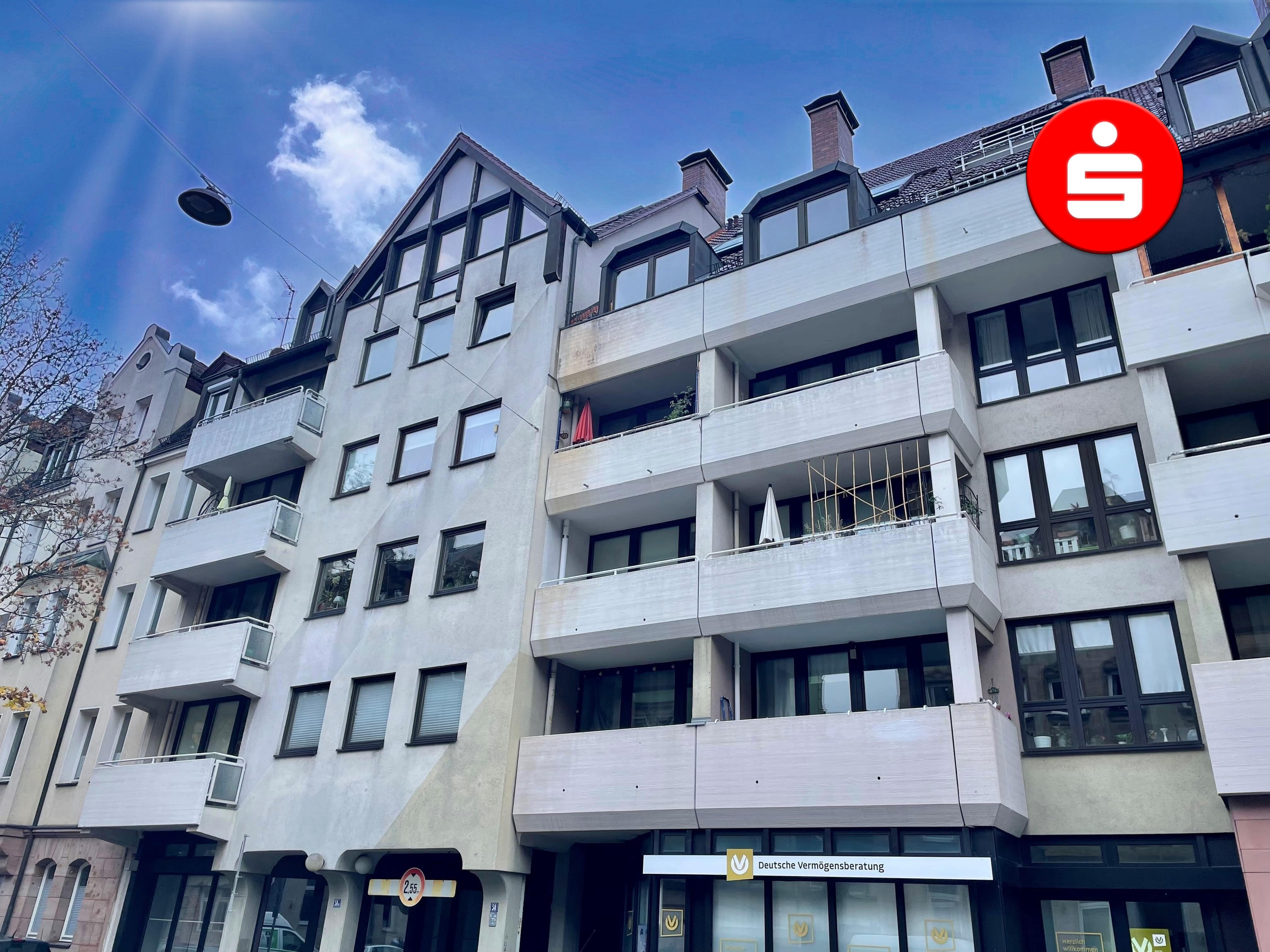 Wohnung zum Kauf 250.000 € 3 Zimmer 77 m²<br/>Wohnfläche Uhlandstraße Nürnberg 90408