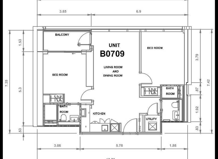 Wohnung zum Kauf provisionsfrei 464.598 € 3 Zimmer 76,2 m² LRH01-GU06 04 Dubai
