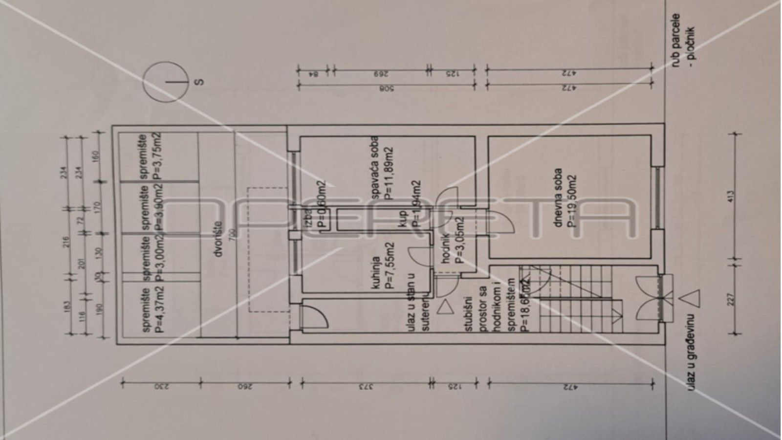 Wohnung zum Kauf 119.100 € 1 Zimmer 46 m²<br/>Wohnfläche Hreljinska Stara Tresnjevka